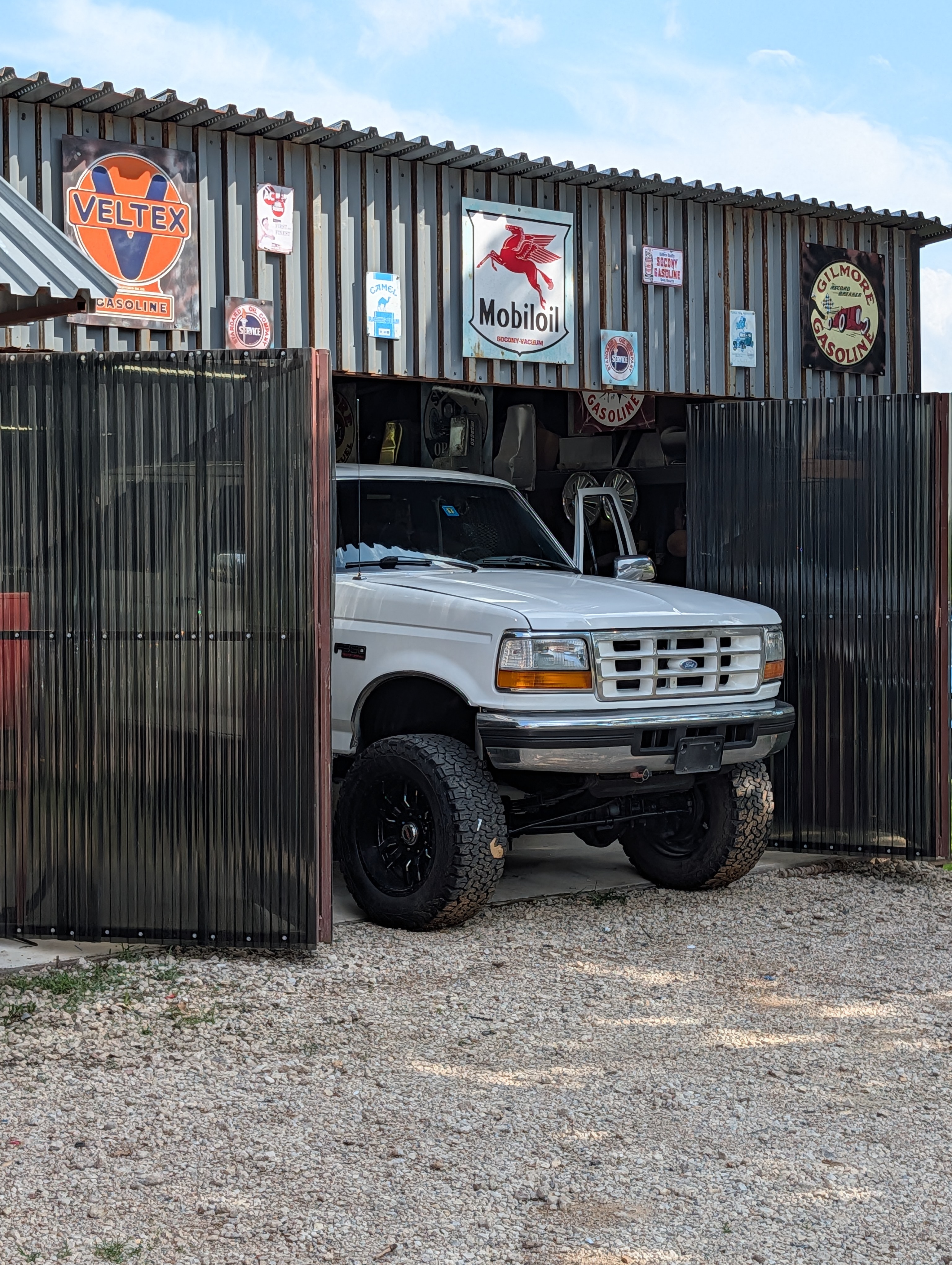 Custom white OBS Ford